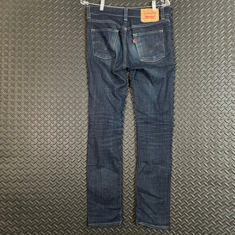 Levi's Blue Dark Wash 510‎ Super Skinny Mid Rise Denim Jeans Men's Size 30X30